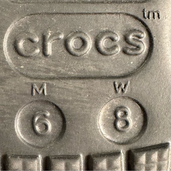 Crocs Classic Printed Floral Clog Slip On Shoes Women’s Size 8 - Picture 9 of 9